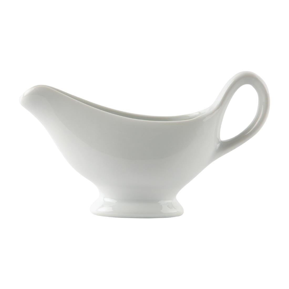 C243 Olympia Whiteware Gravy Boats 215ml 7½oz (Pack of 6)