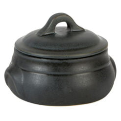 Pack Size 6 - Rustico Stoneware Rustico Carbon Bellied Casserole 14x6.5cm /70cl - C31280