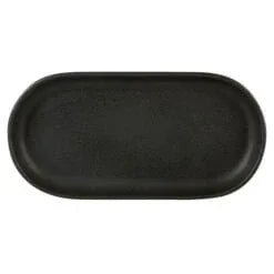 Pack Size 12 - Rustico Stoneware Rustico Carbon Oval Tray 30x 15cm - C33206