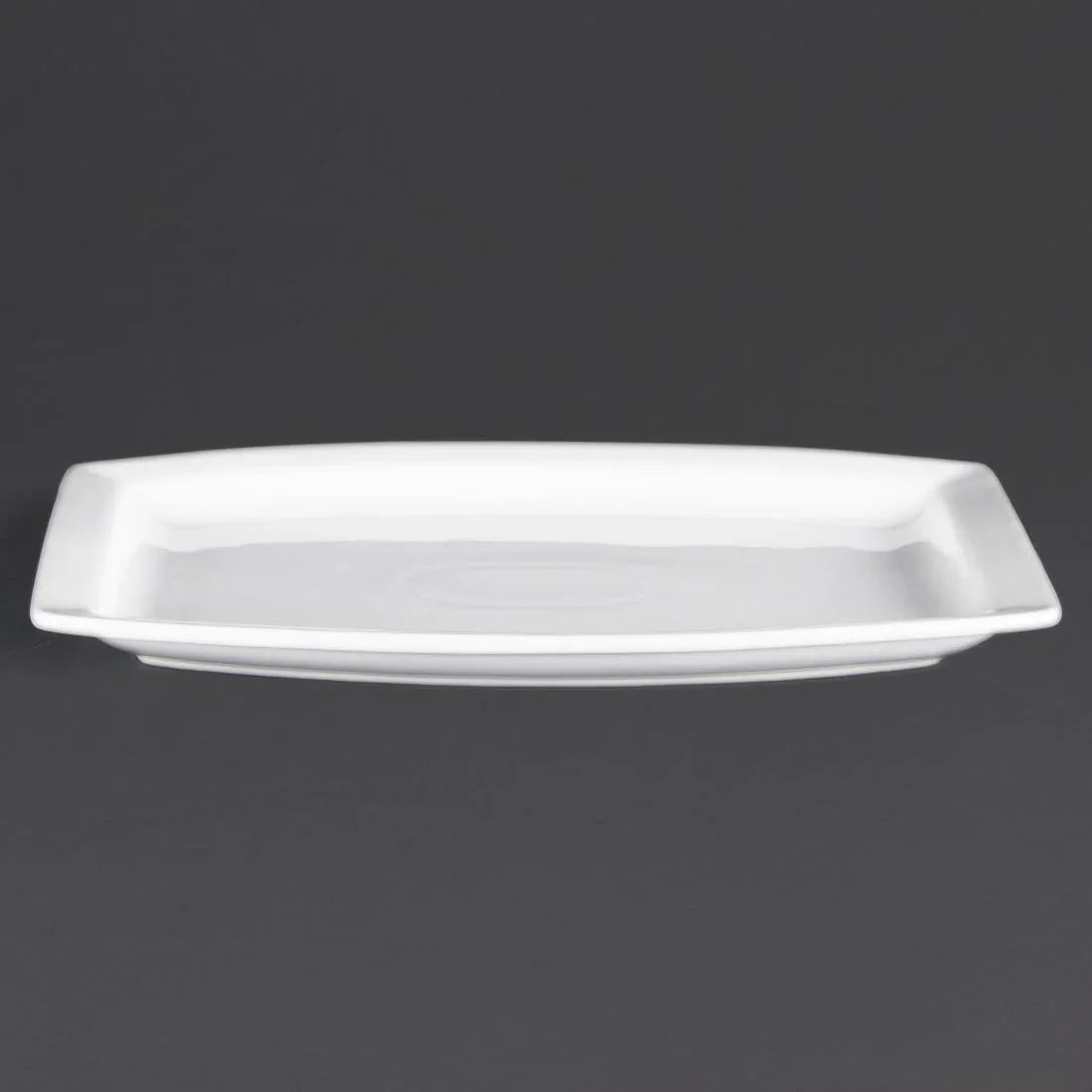 C361 Olympia Whiteware Rectangular Plates 320mm (Pack of 6) - JD Catering Equipment Solutions Ltd