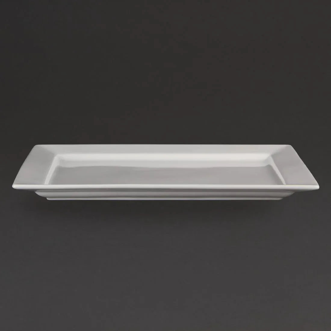 C362 Olympia Wide Rim Rectangular Platter 400x 295mm - JD Catering Equipment Solutions Ltd