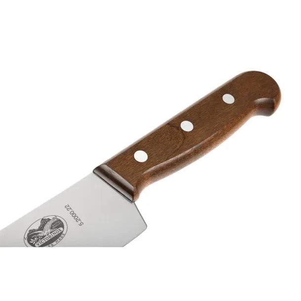 C605 Victorinox Wooden Handled Carving Knife 21.6cm - JD Catering Equipment Solutions Ltd