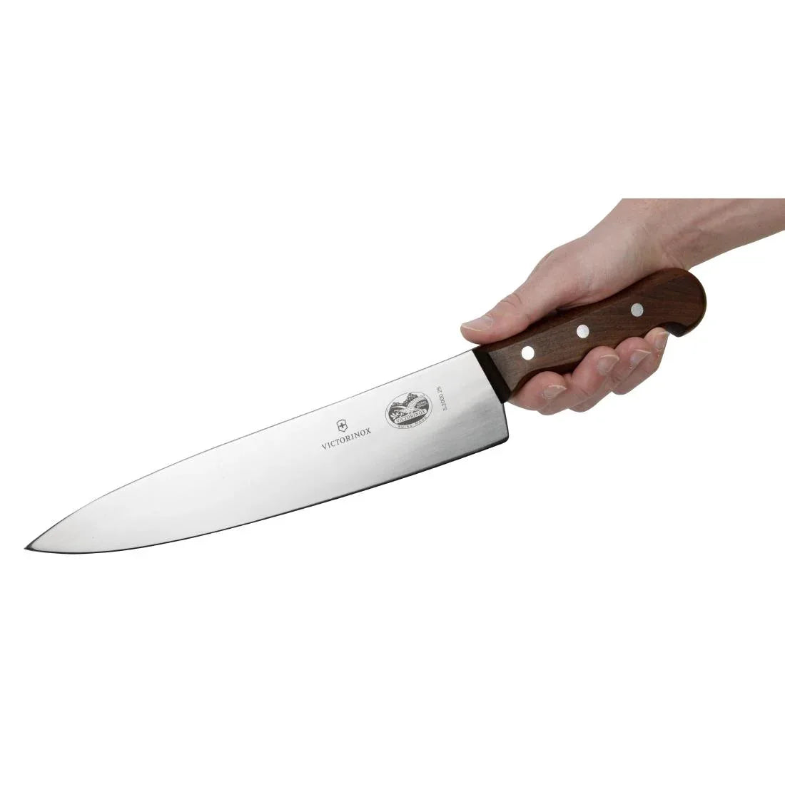 C606 Victorinox Wooden Handled Carving Knife 25cm - JD Catering Equipment Solutions Ltd