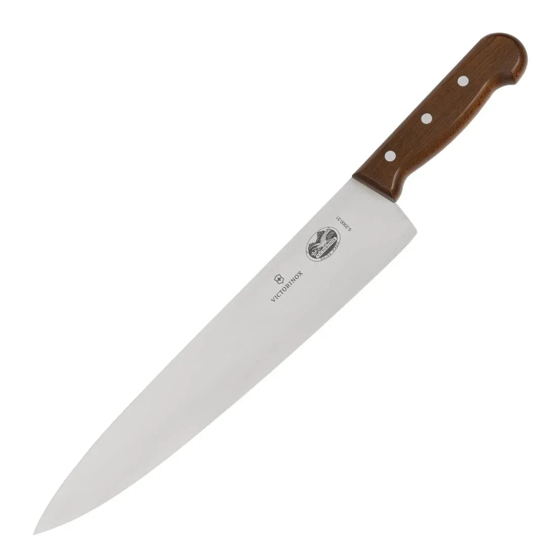 C607 Victorinox Wooden Handled Carving Knife 31cm - JD Catering Equipment Solutions Ltd