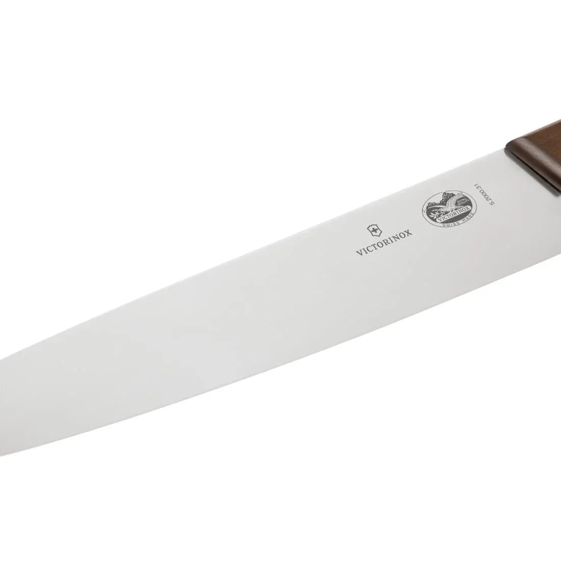 C607 Victorinox Wooden Handled Carving Knife 31cm - JD Catering Equipment Solutions Ltd