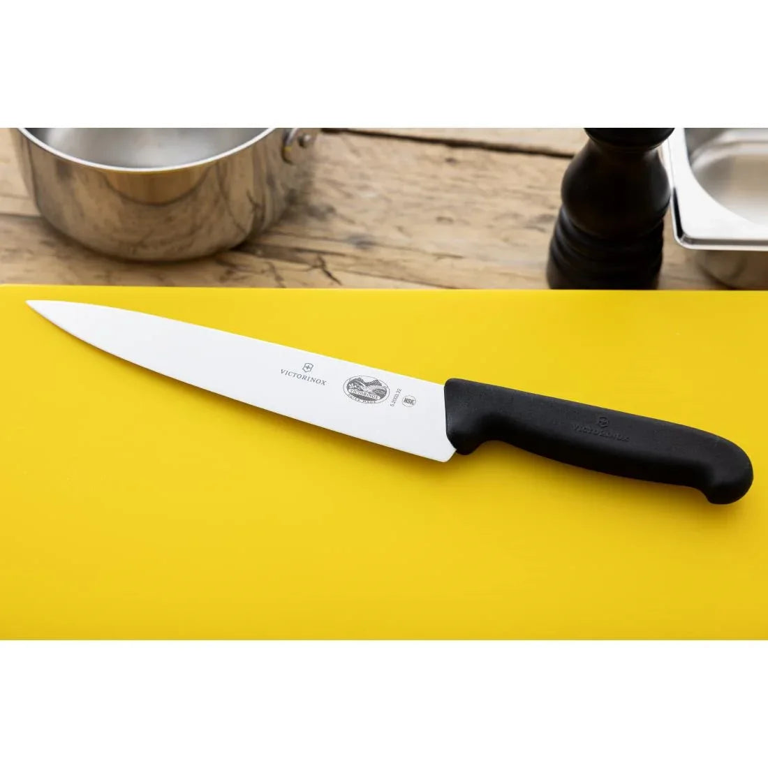 C655 Victorinox Fibrox Carving Knife 21.5cm - JD Catering Equipment Solutions Ltd
