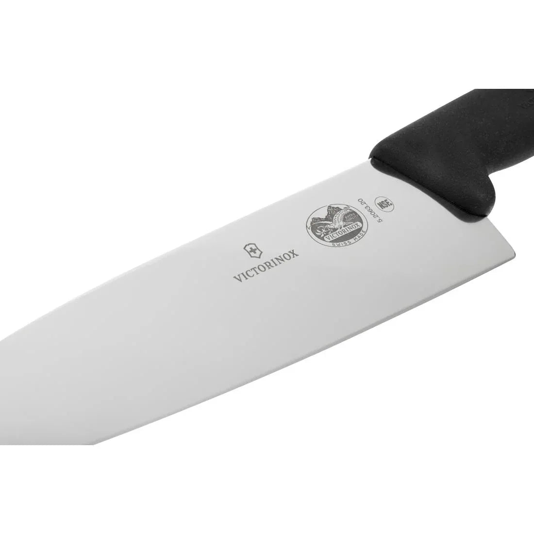 C662 Victorinox Fibrox Carving Knife Extra Broad Blade 20.5cm - JD Catering Equipment Solutions Ltd