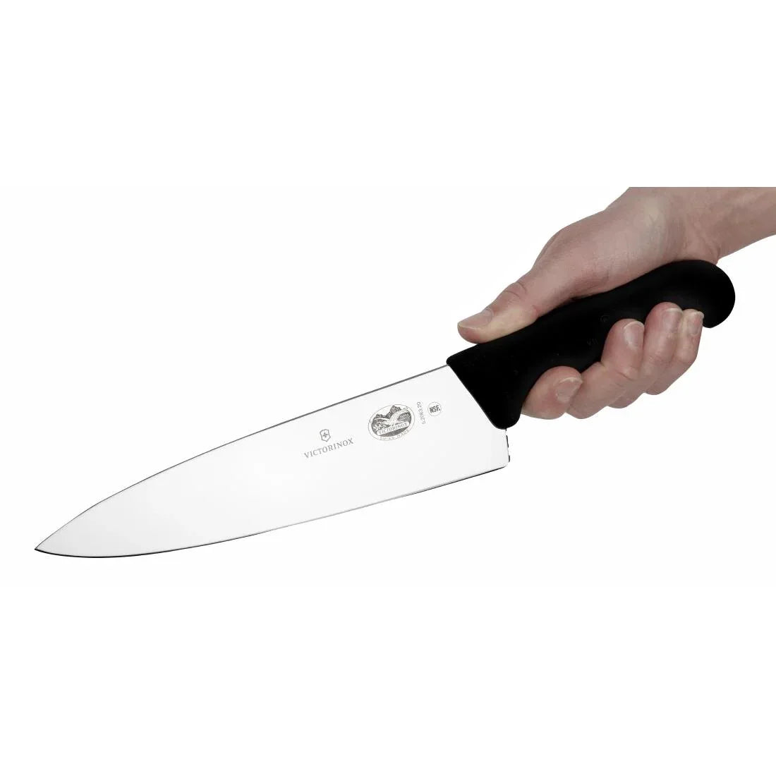 C662 Victorinox Fibrox Carving Knife Extra Broad Blade 20.5cm - JD Catering Equipment Solutions Ltd