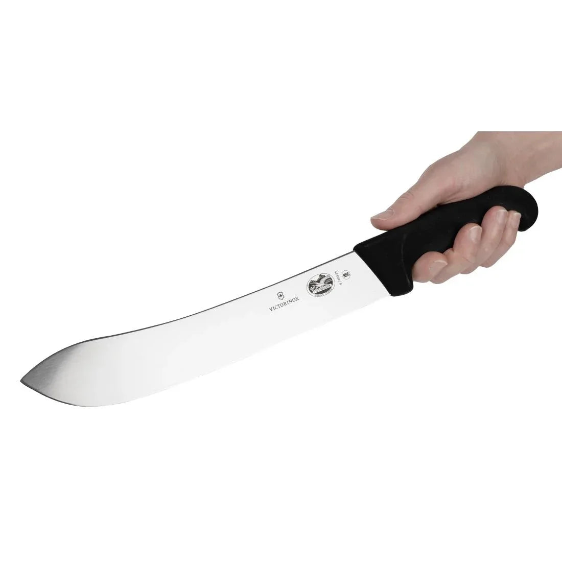 C675 Victorinox Fibrox Butchers Steak Knife 25.5cm - JD Catering Equipment Solutions Ltd