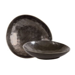 Pack Size 6 - Rustico Stoneware Aztec Pasta Plate 25cm - C73358