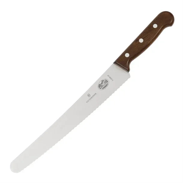 C735 Victorinox Serrated Curved Blade Pastry Knife 25.5cm - JD Catering Equipment Solutions Ltd