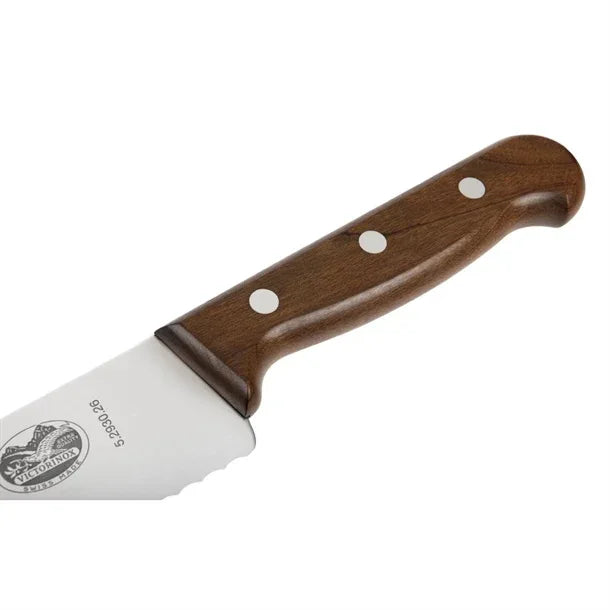 C735 Victorinox Serrated Curved Blade Pastry Knife 25.5cm - JD Catering Equipment Solutions Ltd