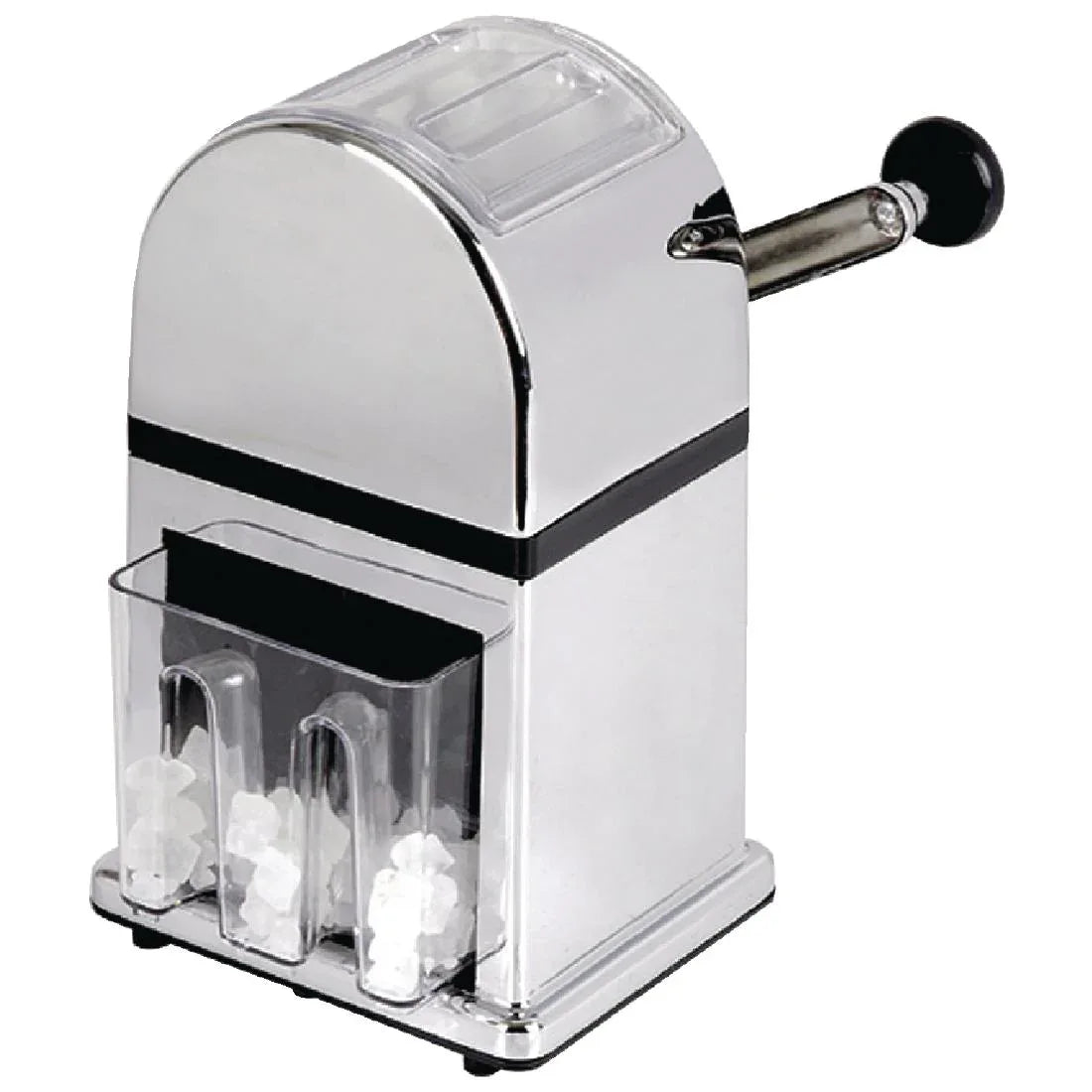 C824 Olympia Manual Ice Crusher Chrome Effect - JD Catering Equipment Solutions Ltd