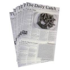 Pack Size 1 - DPS Tableware Greaseproof - Daily Catch 27x42cm/10"x16" - CB0010