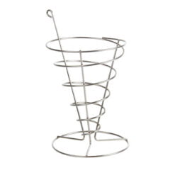 Pack Size 6 - DPS Tableware Wire Chip Cone 11.5cm/4½" - CB0020