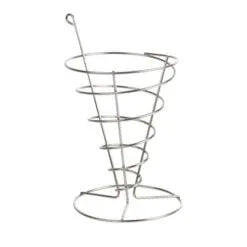 Pack Size 6 - DPS Tableware Wire Chip Cone 11.5cm/4½" - CB0020