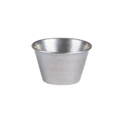 Pack Size 1 - DPS Tableware Antique Steel Dip Pot 6cm - CB0087