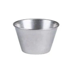 Pack Size 1 - DPS Tableware Antique Steel Dip Pot 8cm - CB0089