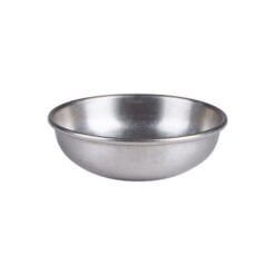 Pack Size 1 - DPS Tableware Antique Steel Cut Edge Bowl 8cm - CB0090