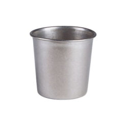 Pack Size 1 - DPS Tableware Antique Steel Chip Cup 85mm x 85mm - CB0093