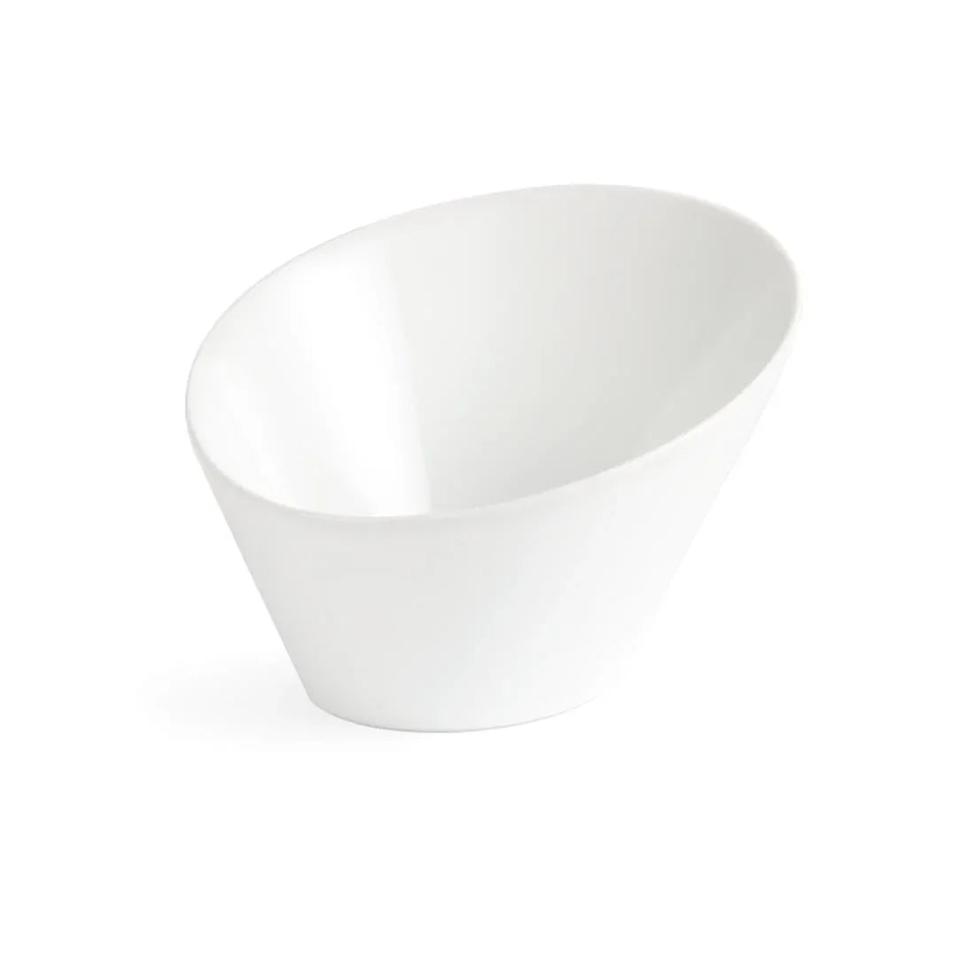 CB080 Olympia Whiteware Oval Sloping Bowls 180(W)x200(L)mm (Pack of 3) - JD Catering Equipment Solutions Ltd