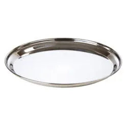Pack Size 1 - DPS Tableware Stainless Steel Round Flat Tray 40cm - CB1002