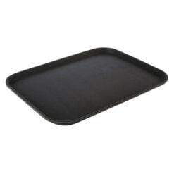 Pack Size 1 - DPS Tableware Black Rectangular Non-Slip Tray 35.5 x 45.5cm - CB1004