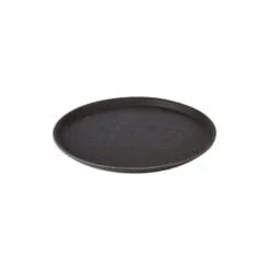 Pack Size 1 - DPS Tableware Black Round Non-Slip Tray 27.5cm - CB1005