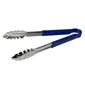 CB156 Vogue Colour Coded Blue Serving Tongs 300mm