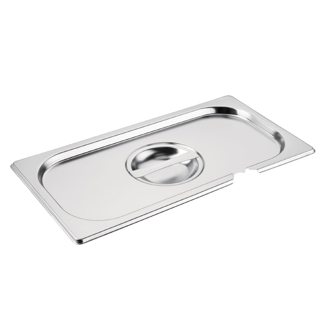 CB173 Vogue Stainless Steel 1/3 Gastronorm Notched Lid