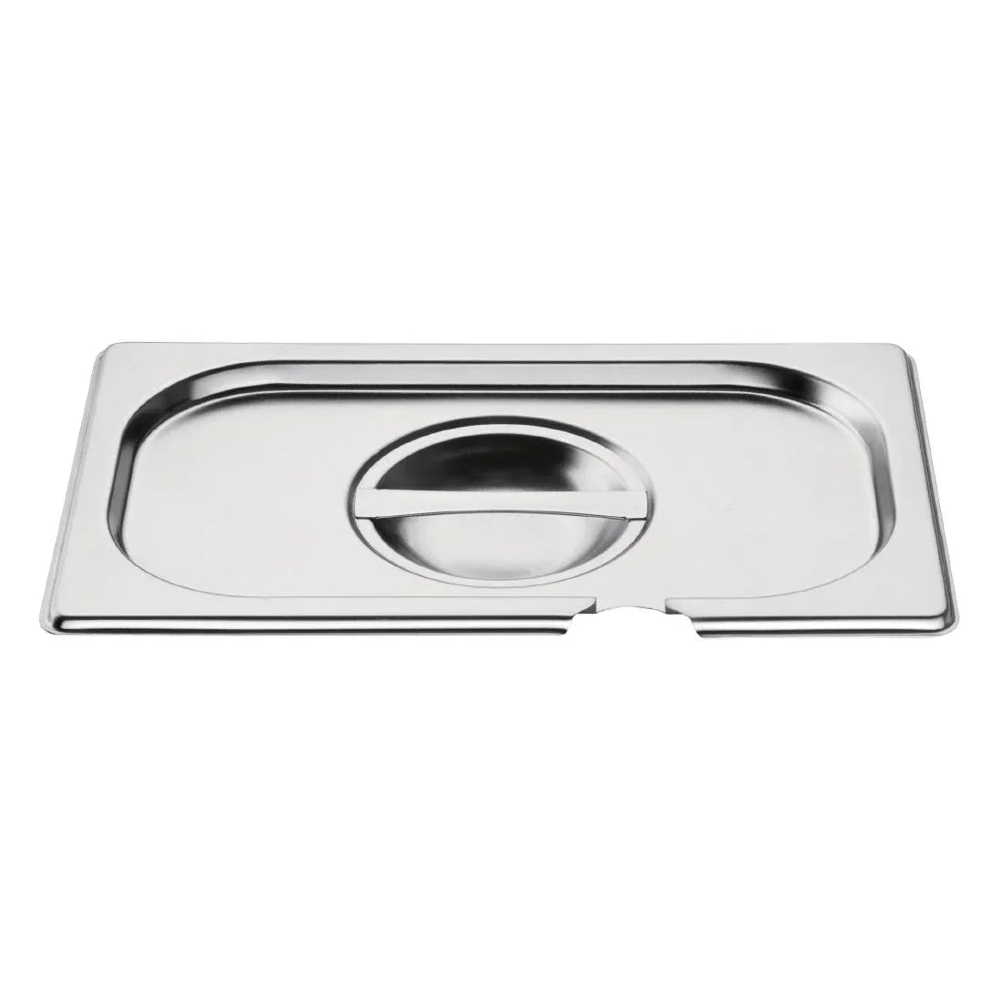 CB174 Vogue Stainless Steel 1/4 Gastronorm Notched Lid - JD Catering Equipment Solutions Ltd
