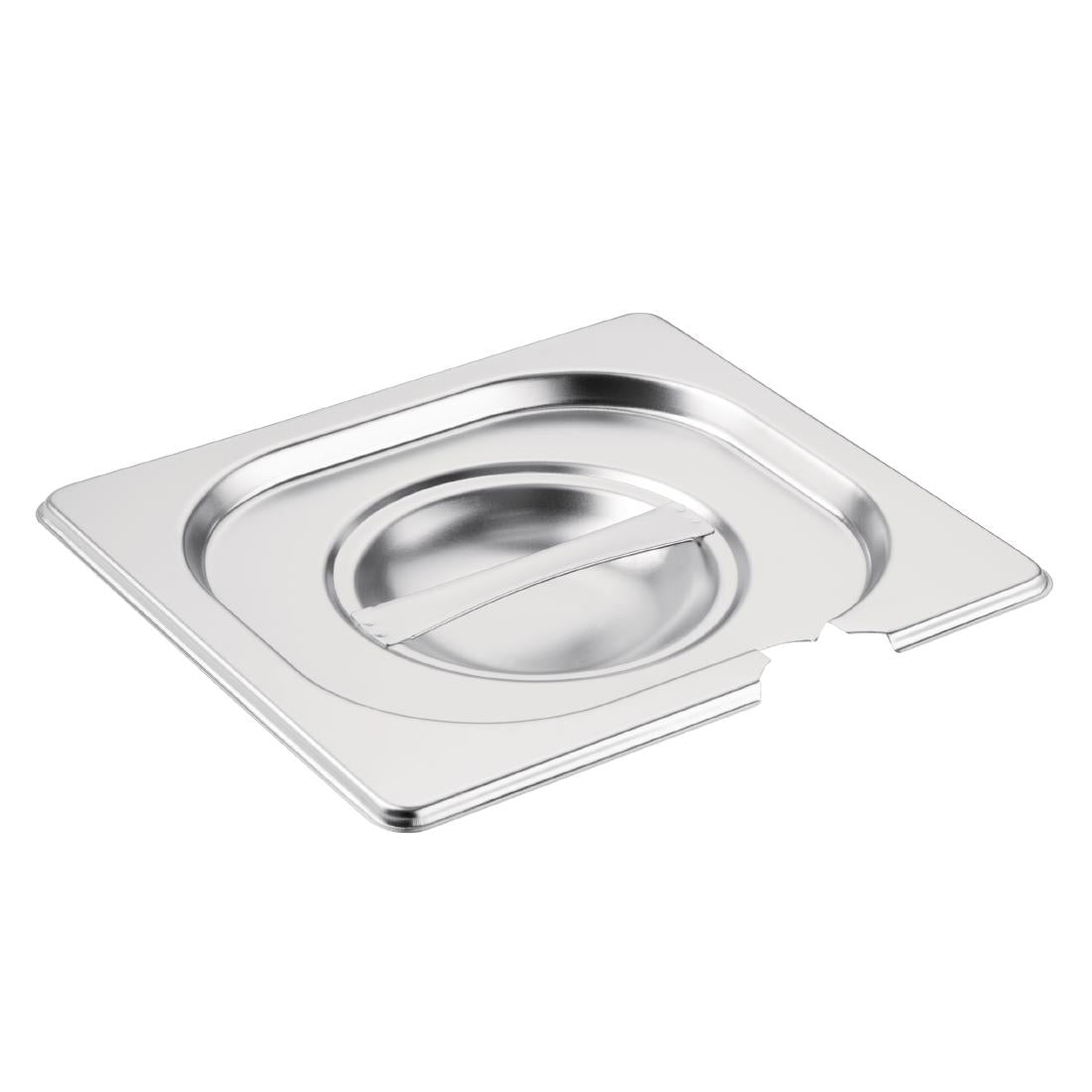 CB175 Vogue Stainless Steel 1/6 Gastronorm Notched Lid