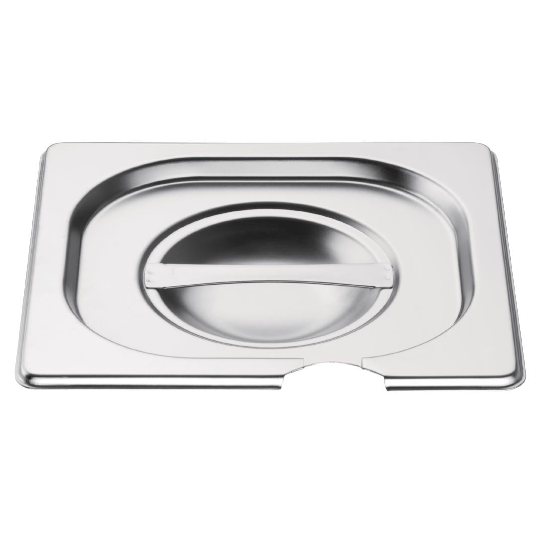 CB175 Vogue Stainless Steel 1/6 Gastronorm Notched Lid