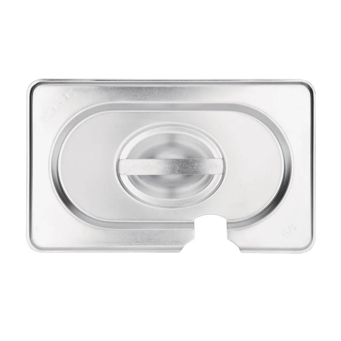 CB176 Vogue Stainless Steel 1/9 Gastronorm Notched Lid - JD Catering Equipment Solutions Ltd