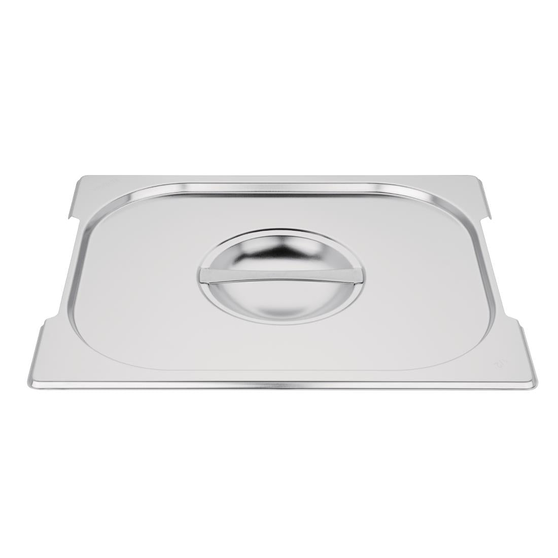 CB185 Vogue Stainless Steel 1/2 Gastronorm Handled Pan Lid