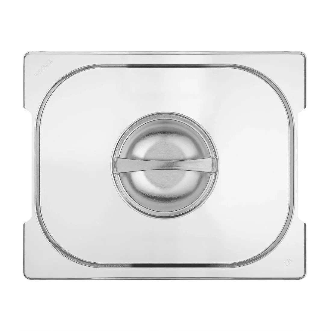 CB185 Vogue Stainless Steel 1/2 Gastronorm Handled Pan Lid - JD Catering Equipment Solutions Ltd