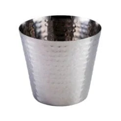 Pack Size 6 - DPS Tableware Hammered Finish Tapered Cup 9cm/3½" - CB20027
