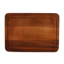 Pack Size 1 - DPS Tableware Acacia Cutting Board c/w Groove 28.5x40x2cm - CB2018