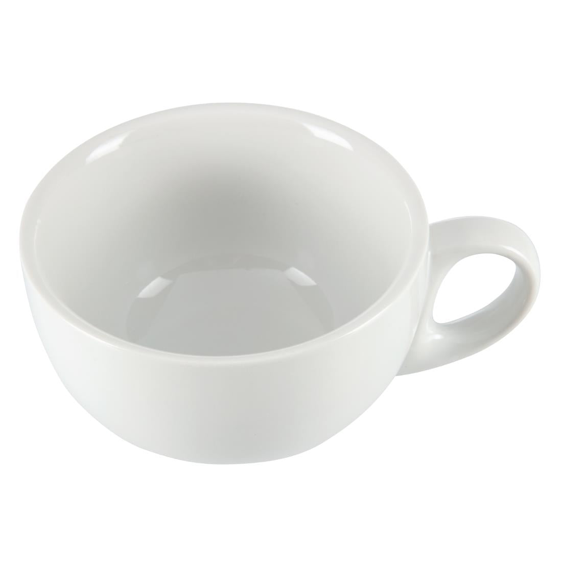CB462 Olympia Whiteware Cappuccino Cups 10oz 284ml (Pack of 12)
