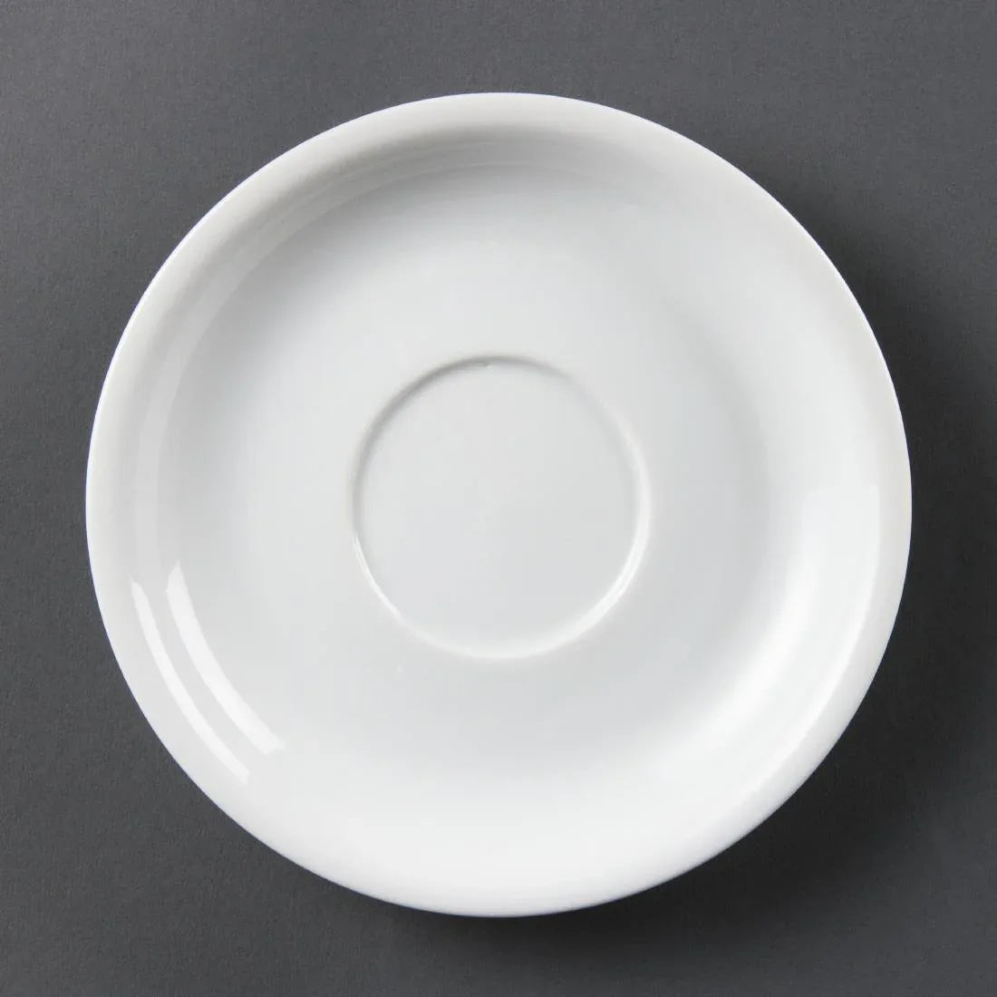 CB463 Olympia Whiteware Cappuccino Saucers 160mm (Pack of 12) - JD Catering Equipment Solutions Ltd