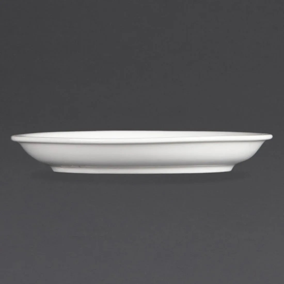 CB463 Olympia Whiteware Cappuccino Saucers 160mm (Pack of 12) - JD Catering Equipment Solutions Ltd
