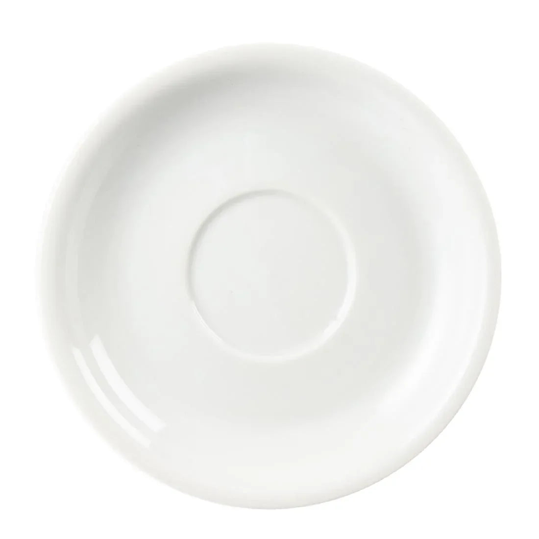 CB463 Olympia Whiteware Cappuccino Saucers 160mm (Pack of 12) - JD Catering Equipment Solutions Ltd
