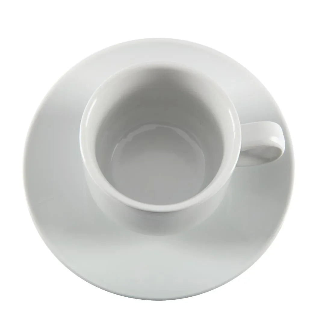 CB467 Olympia Whiteware Stacking Tea Cups 7oz 200ml (Pack of 12) - JD Catering Equipment Solutions Ltd