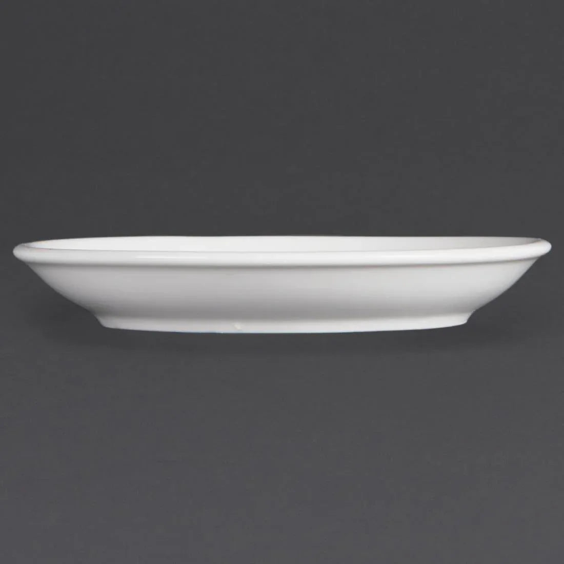 CB472 Olympia Whiteware Stacking Espresso Saucers (Pack of 12)