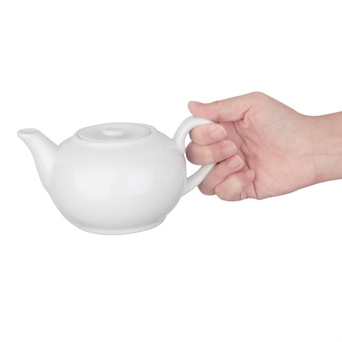 Olympia Whiteware Teapots 426ml (Pack of 4)