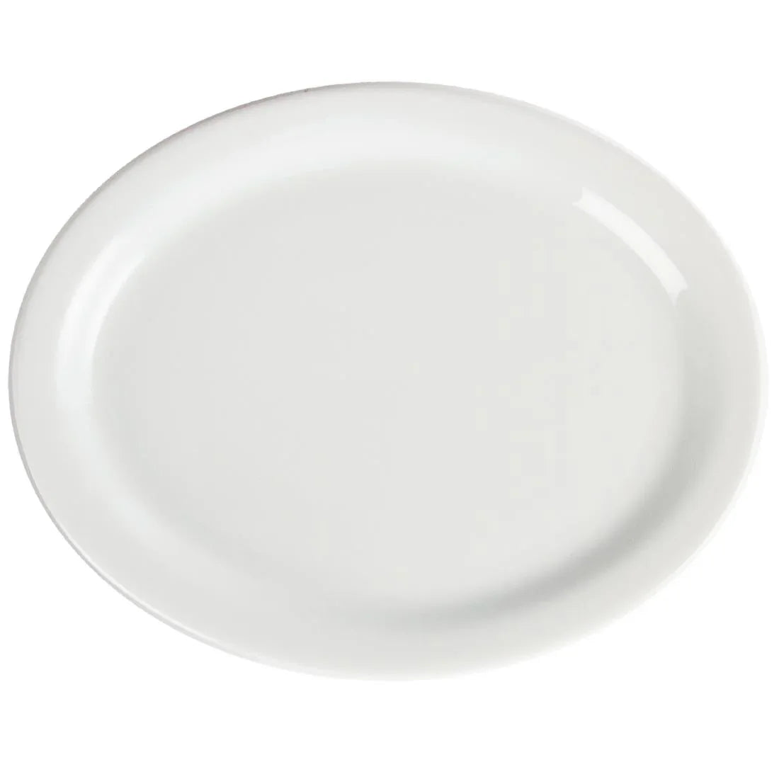 CB477 Olympia Whiteware Oval Platters 250mm (Pack of 6) - JD Catering Equipment Solutions Ltd