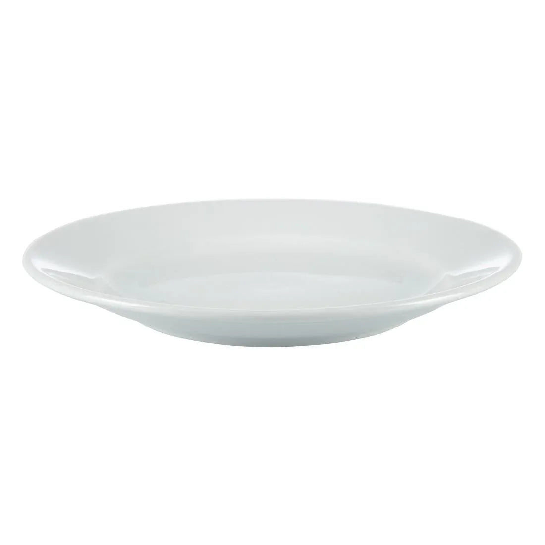 CB478 Olympia Whiteware Wide Rimmed Plates 165mm (Pack of 12) - JD Catering Equipment Solutions Ltd