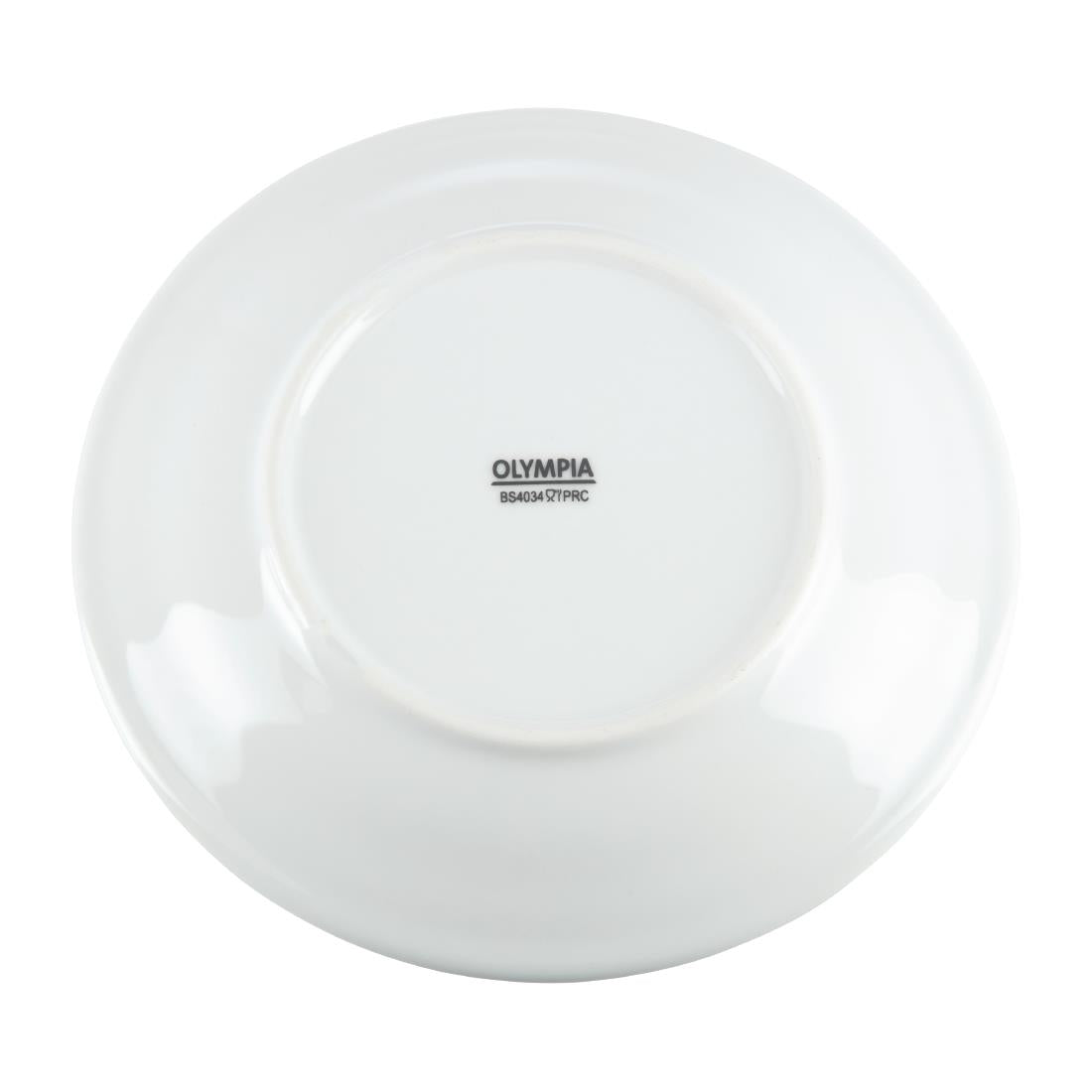 CB478 Olympia Whiteware Wide Rimmed Plates 165mm (Pack of 12)