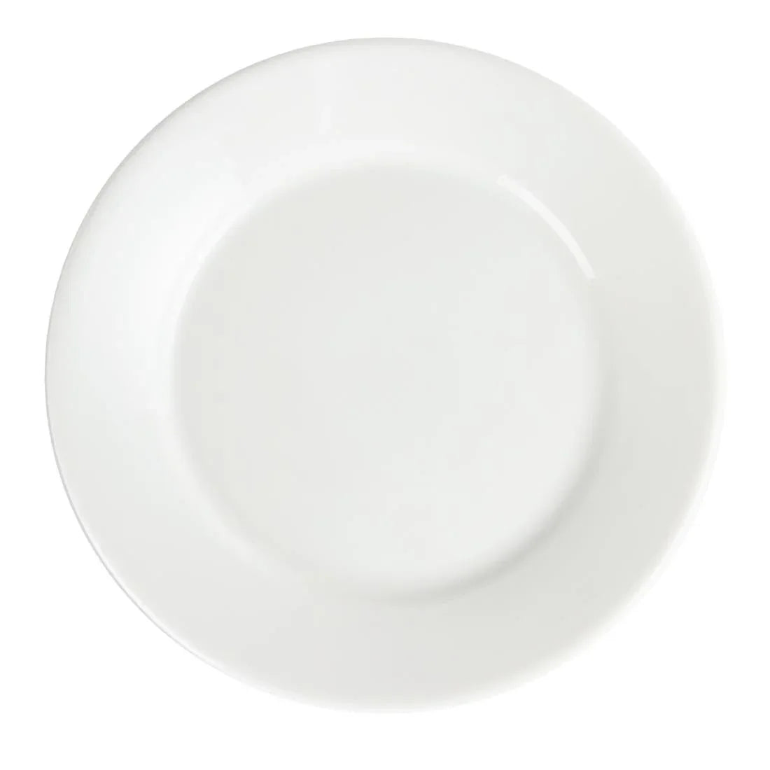 CB480 Olympia Whiteware Wide Rimmed Plates 230mm (Pack of 12) - JD Catering Equipment Solutions Ltd