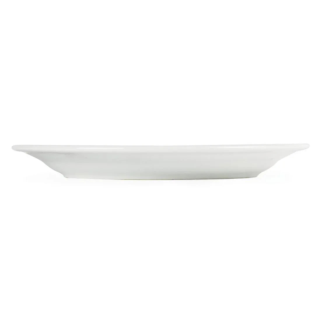 CB480 Olympia Whiteware Wide Rimmed Plates 230mm (Pack of 12) - JD Catering Equipment Solutions Ltd